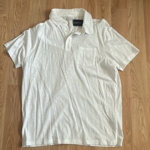 Large white club room polo new with tags